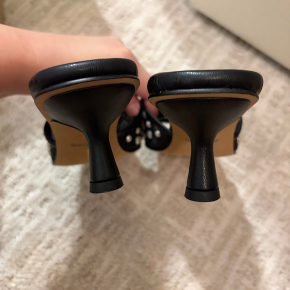 Dolce Vita Meeza Imitation Pearl Black Kitten Heel Sandals 6.5 brand NEW in box - Picture 5 of 8